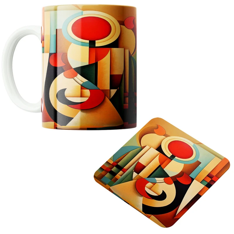 ماگ مدل 2025 کد 7 به همراه زیر لیوانی