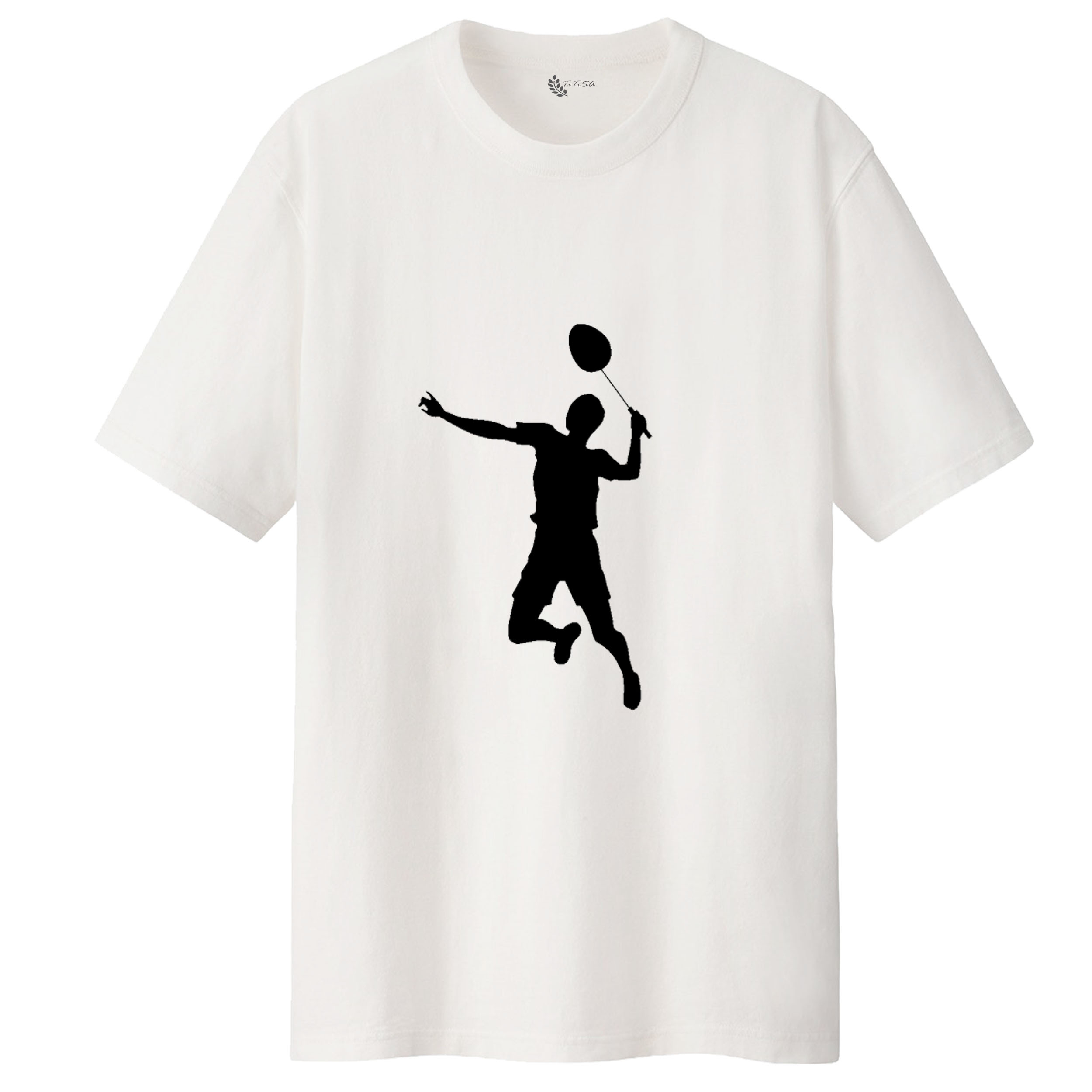 تی شرت آستین کوتاه لانگ زنانه مدل بدمینتون