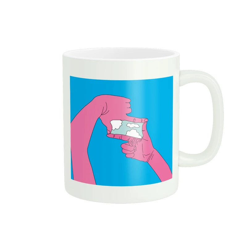 ماگ پاد آفرین مدل طرح دار نقاشی آسمان کد 243