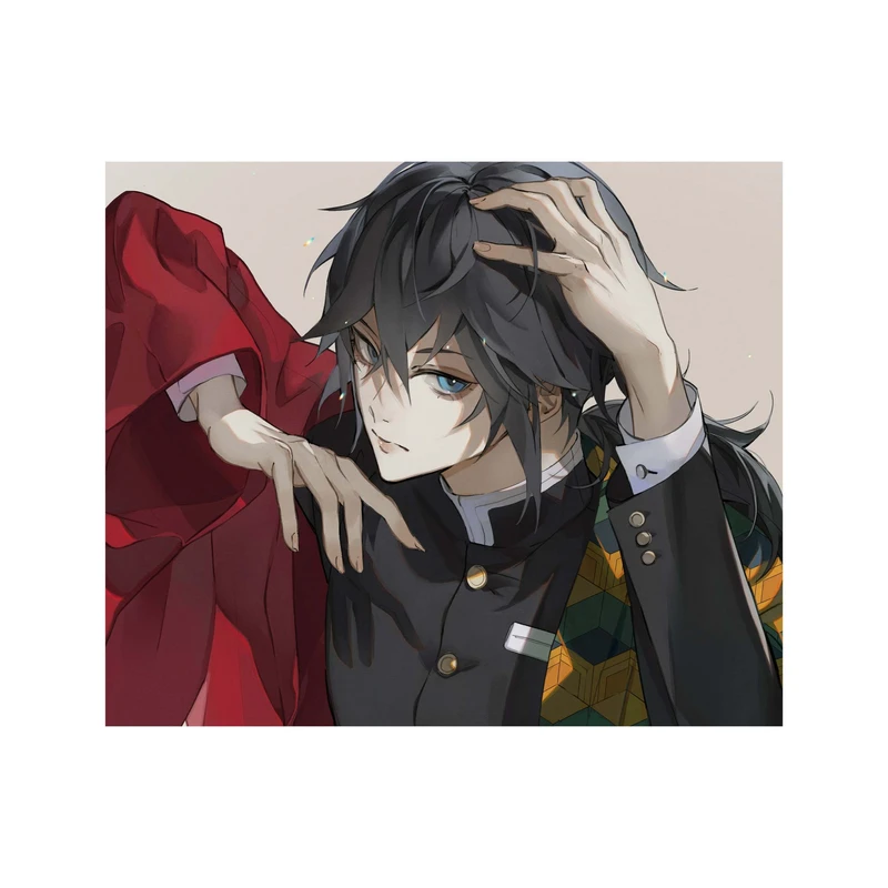 استیکر لپ تاپ و موبایل مدل انیمه طرح demon slayer Giyu Tomioka کد 1831