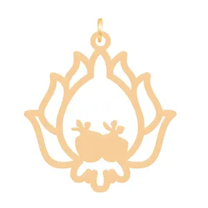 آویز گردنبند طلا 18 عیار زنانه باراد زر مدل انار BZ170