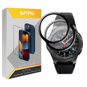 محافظ صفحه نمایش نانو اسپریگ مدل Pmma-SPG مناسب برای ساعت هوشمند سامسونگ Galaxy Gear S3 بسته دو عددی