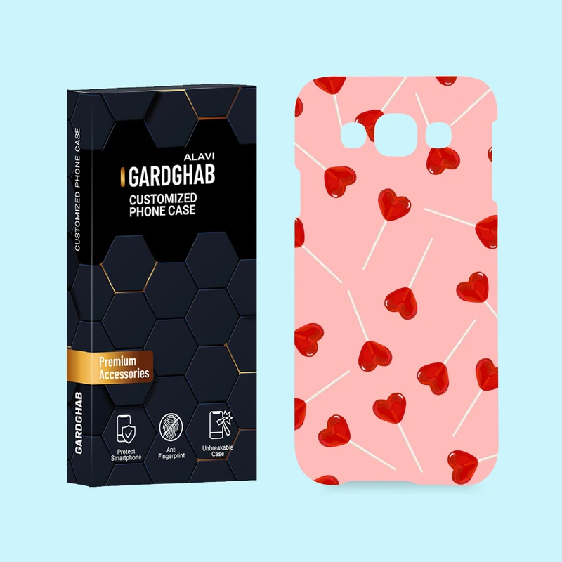 کاور گارد قاب علوی مدل عاشقانه مناسب برای گوشی موبایل سامسونگ Galaxy E5 2015