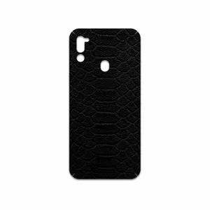 MAHOOT Black-Snake-Leather Cover Sticker for Samsung Galaxy M21  2021 Edition