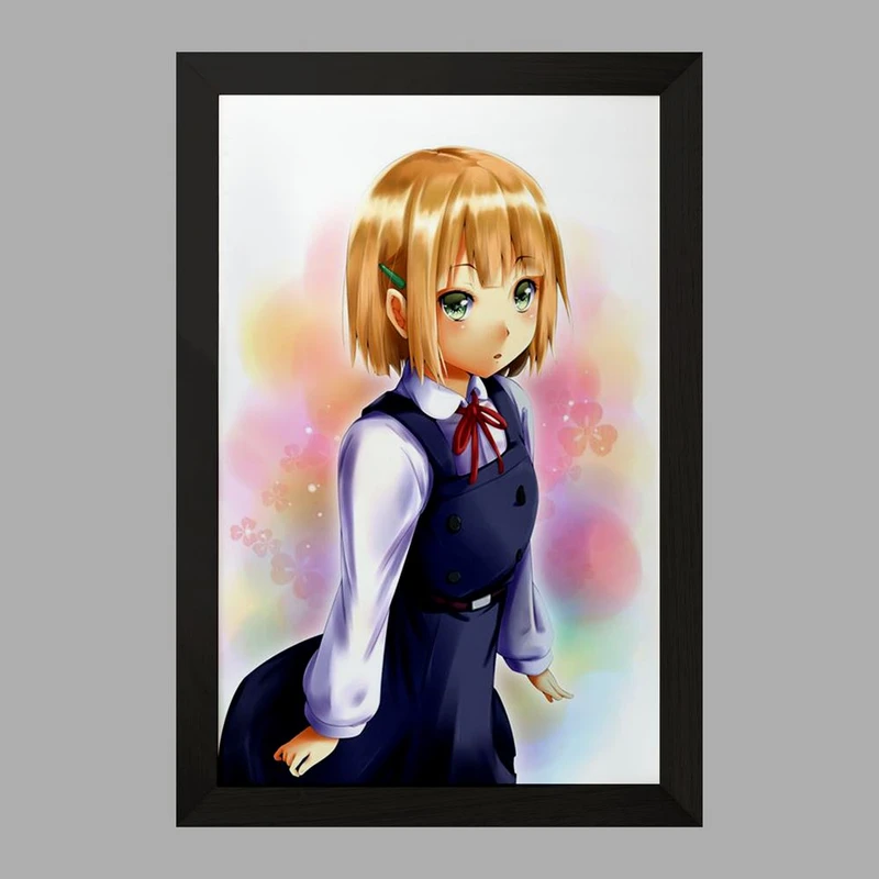 تابلو خندالو مدل فوکومو انیمه داگاشی کاشی Dagashi Kashi  کد 22551