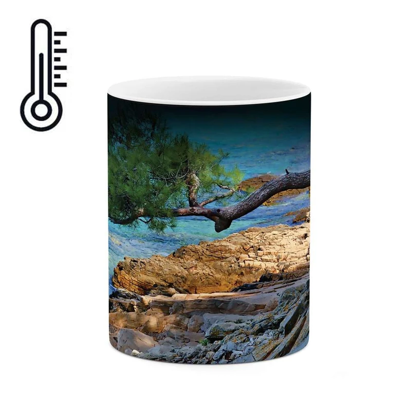 ماگ حرارتی کاکتی مدل صخره کد mgh10156