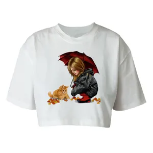 کراپ‌تاپ آستین کوتاه زنانه کد  s 60