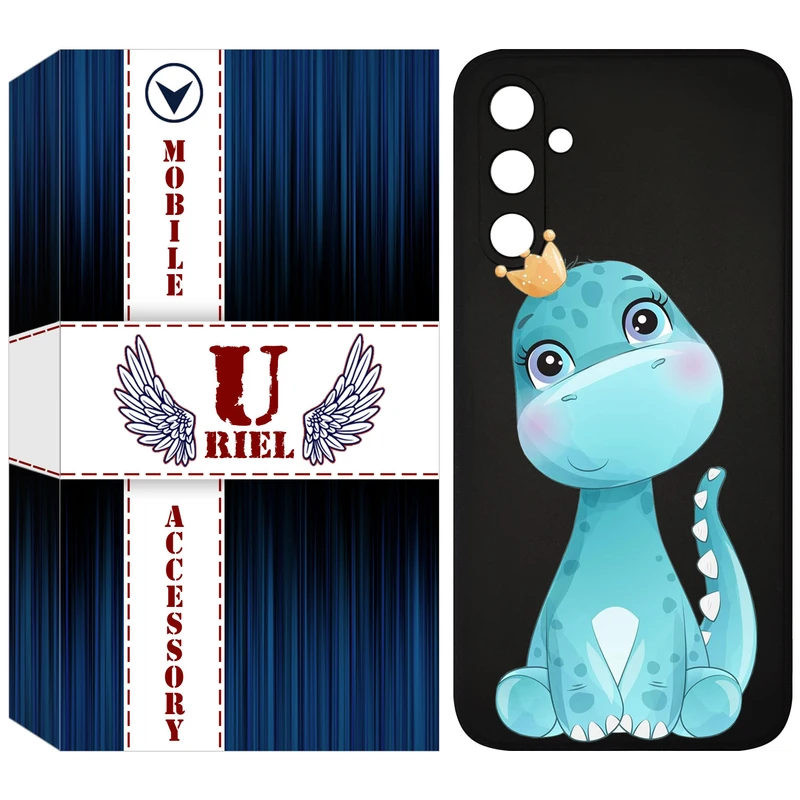 کاور یوریل قاب مدل KSH کد 60 طرح دایناسور مناسب برای گوشی موبایل سامسونگ Galaxy S23 FE