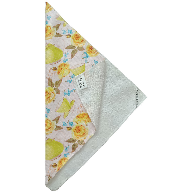 دستمال نظافت آشپزخانه بی تی مدل میکروفایبر طرح گل رز و قوری و فنجان چای کد 30x30W228 بسته 3 عددی دستمال نظافت آشپزخانه بی تی مدل میکروفایبر طرح گل رز و قوری و فنجان چای کد 30x30W228 بسته 3 عددی