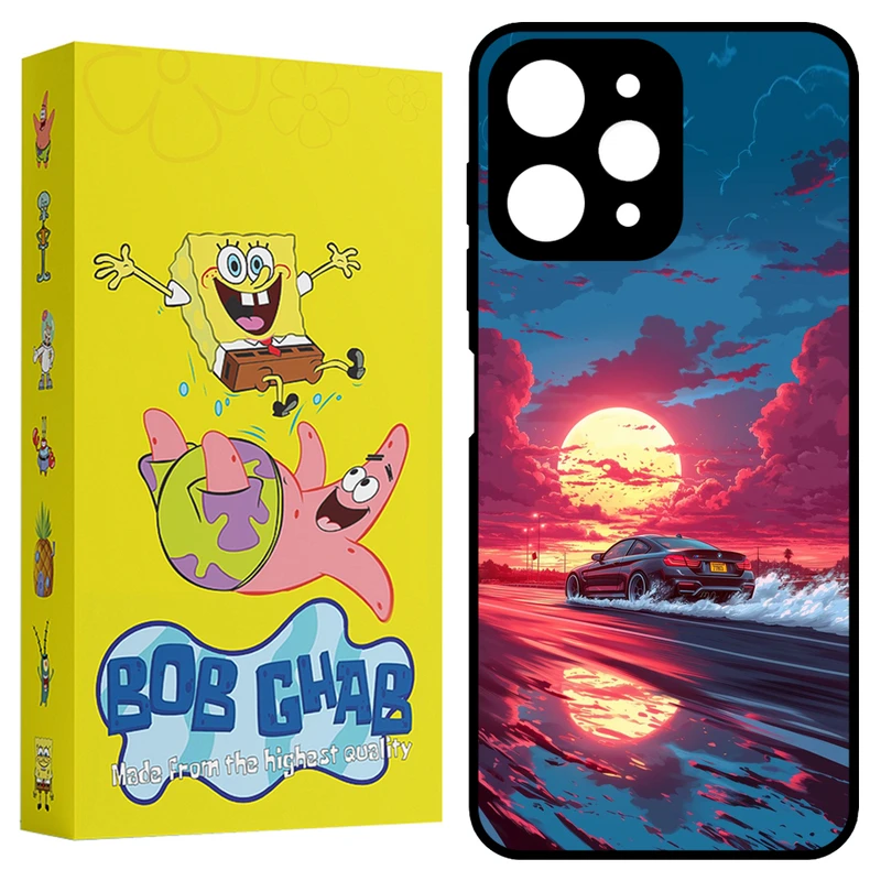 کاور باب قاب طرح ماشین مدل BCPR12 مناسب برای گوشی موبایل شیائومی Redmi 12 4G / Redmi 12 5G / Poco M6 Pro 5G