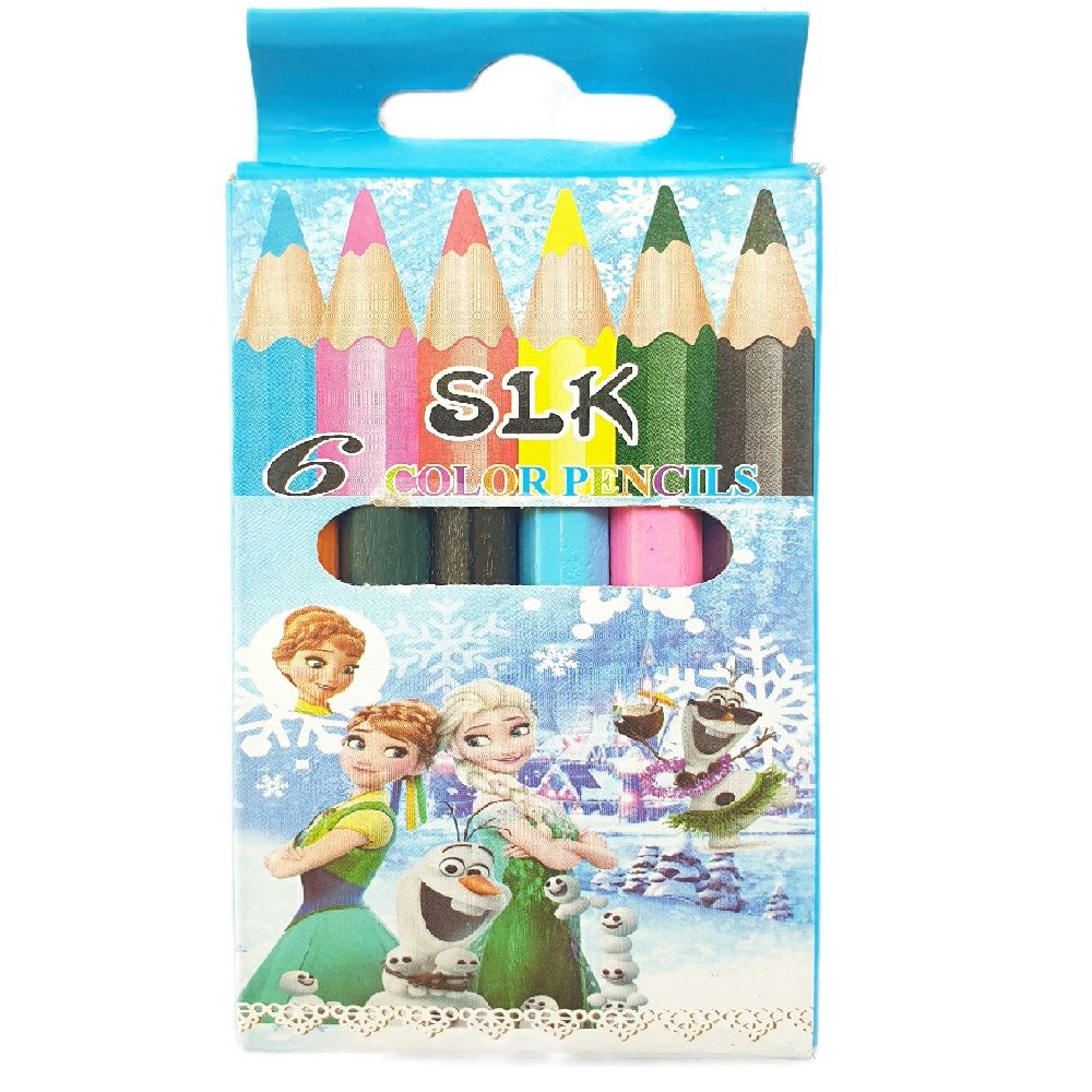 مداد رنگی 6 رنگ مدل SLK