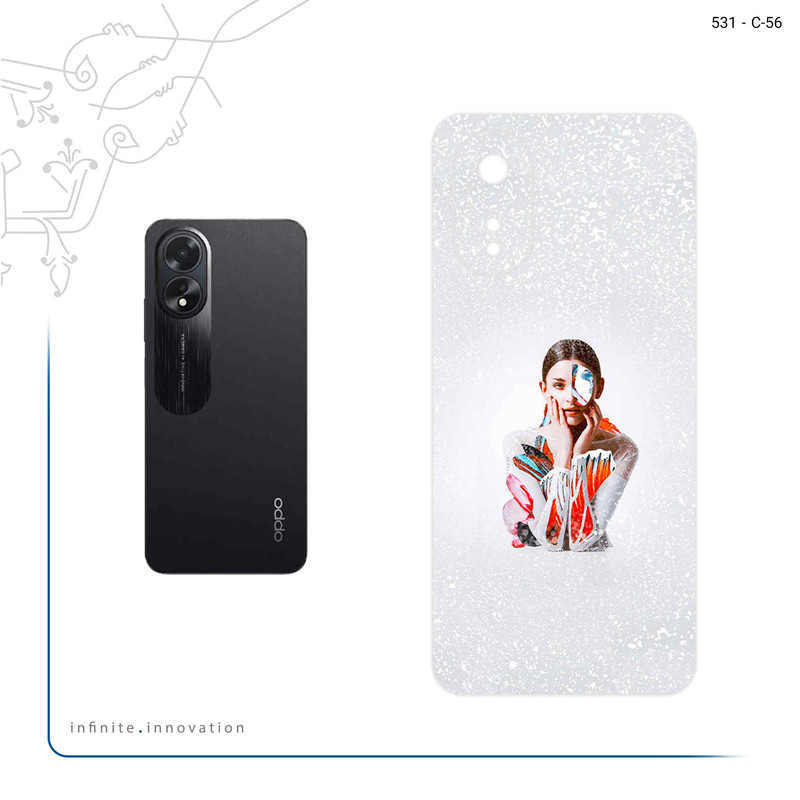 برچسب پوششی ماهوت مدل Collage of Women Portrait 4 مناسب برای گوشی موبایل اپو A38