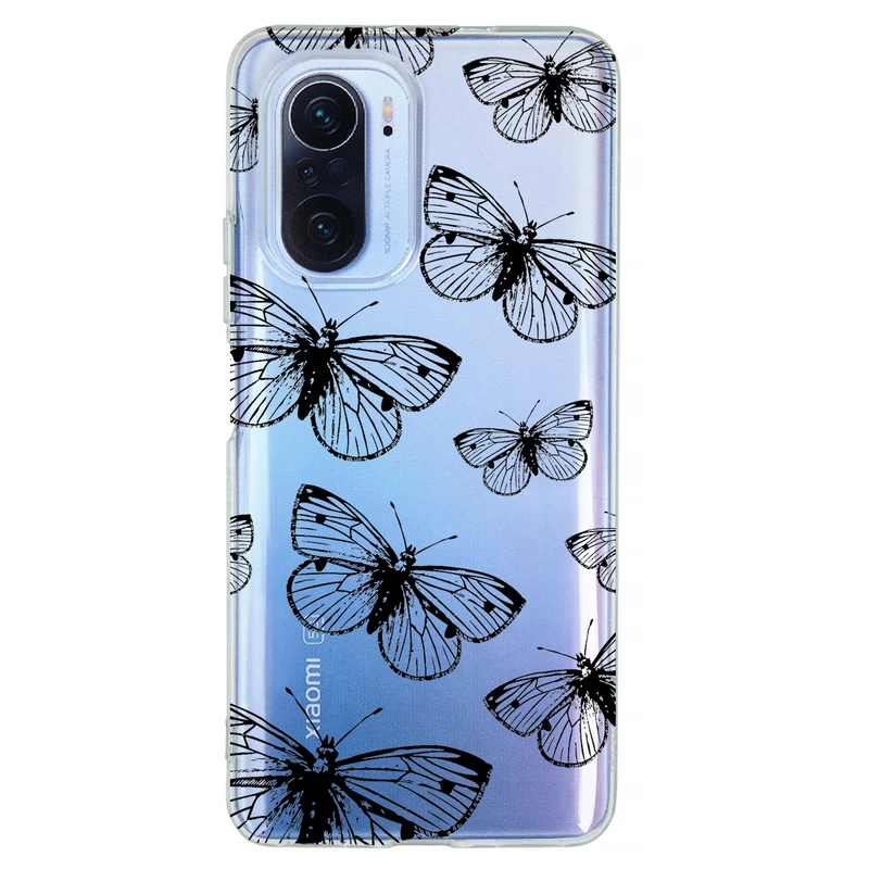 کاور مگافون طرح پروانه مدل C54-B مناسب برای گوشی موبایل شیائومی Redmi K40
