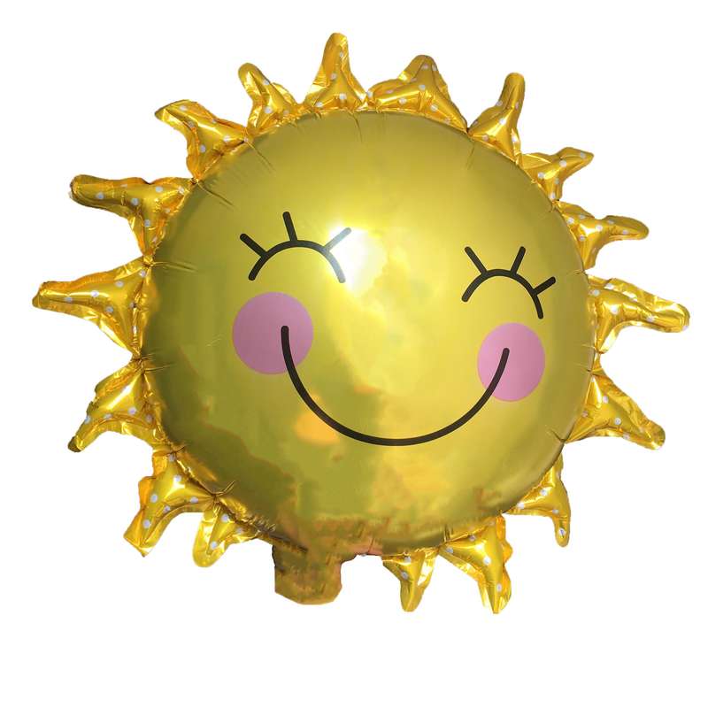 بادکنک فویلی طرح خورشید خندان مدل IRC4866