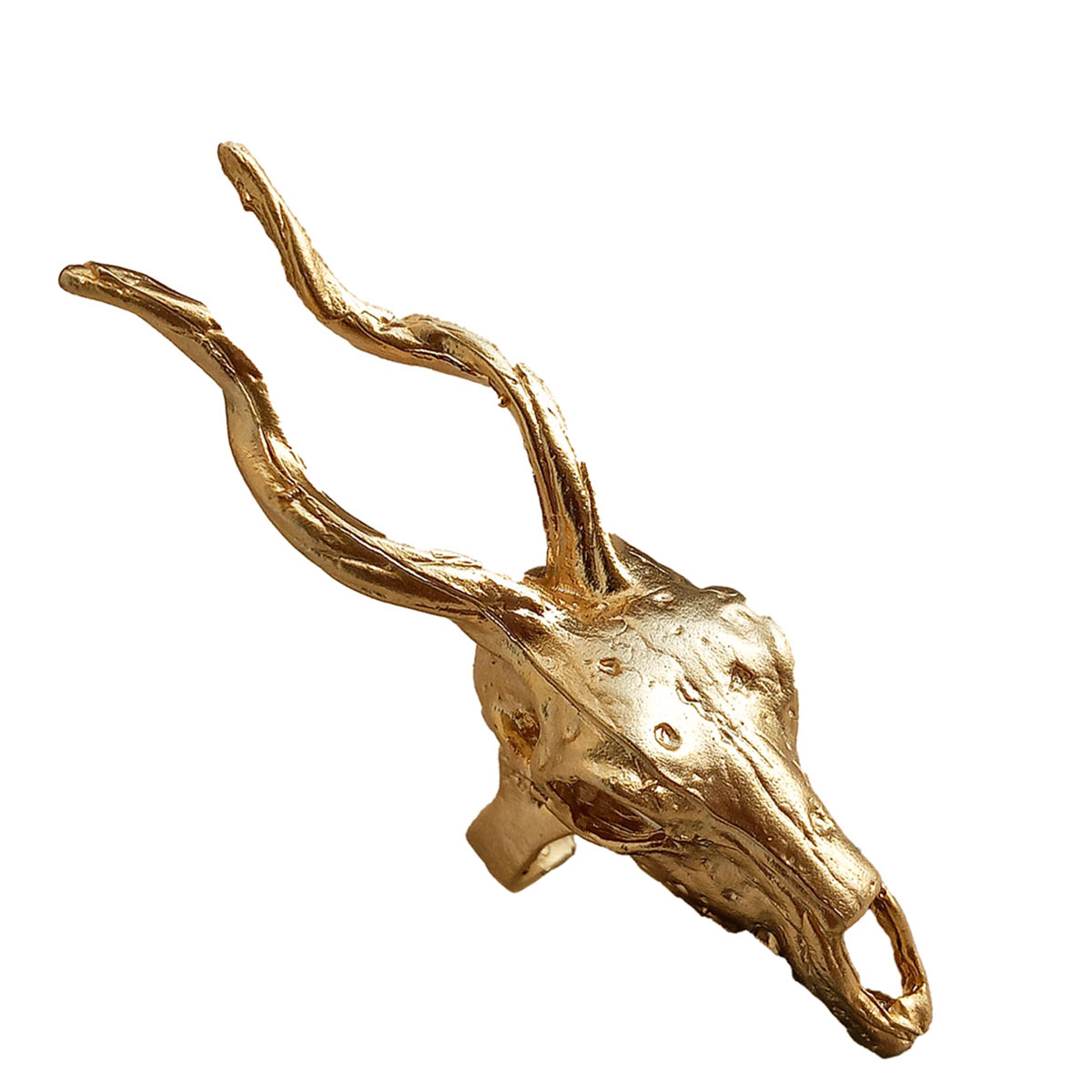 انگشتر مدل جمجمه گوزن کد 3-7