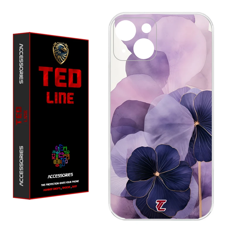 کاور تدلاین طرح گل کد 1159 مناسب برای گوشی موبایل اپل Iphone 13 / 14