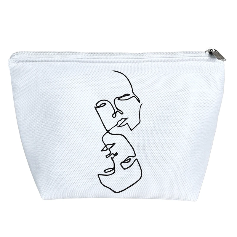 کیف لوازم آرایش دخترانه خندالو مدل پرتره خطی چهره کد 6802