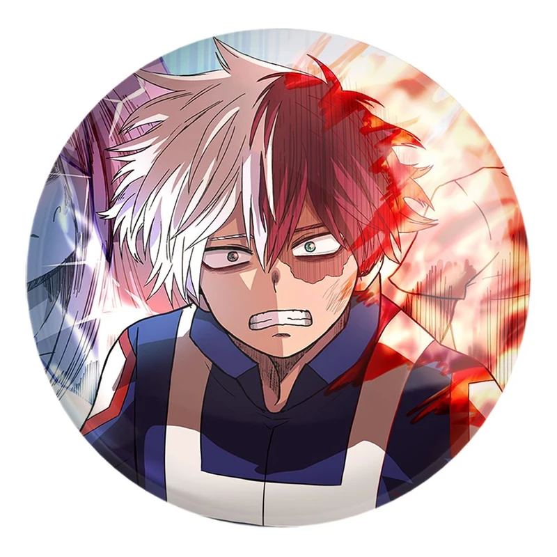 پیکسل خندالو طرح شوتو تودوروکی انیمه قهرمان من کد 13234 مدل بزرگ