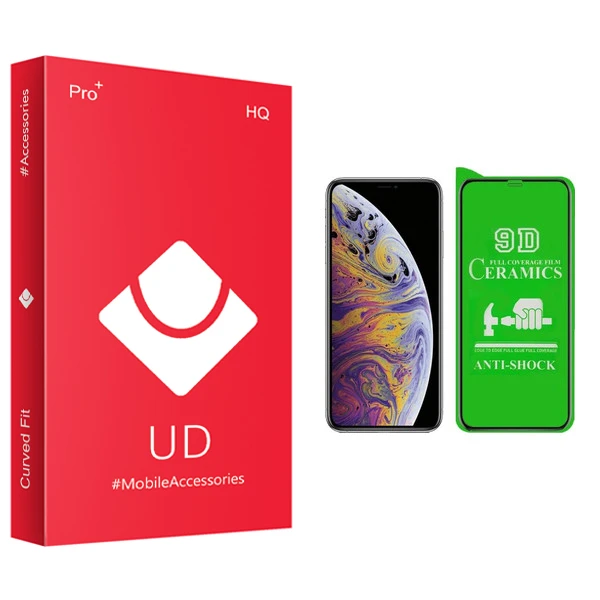 محافظ صفحه نمایش سرامیکی یو دی مدل +PRO مناسب برای گوشی موبایل اپل IPHONE XS MAX/11PRO MAX