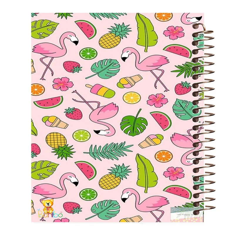 دفتر زبان 100 برگ بانیبو مدل فلامینگو کد 154