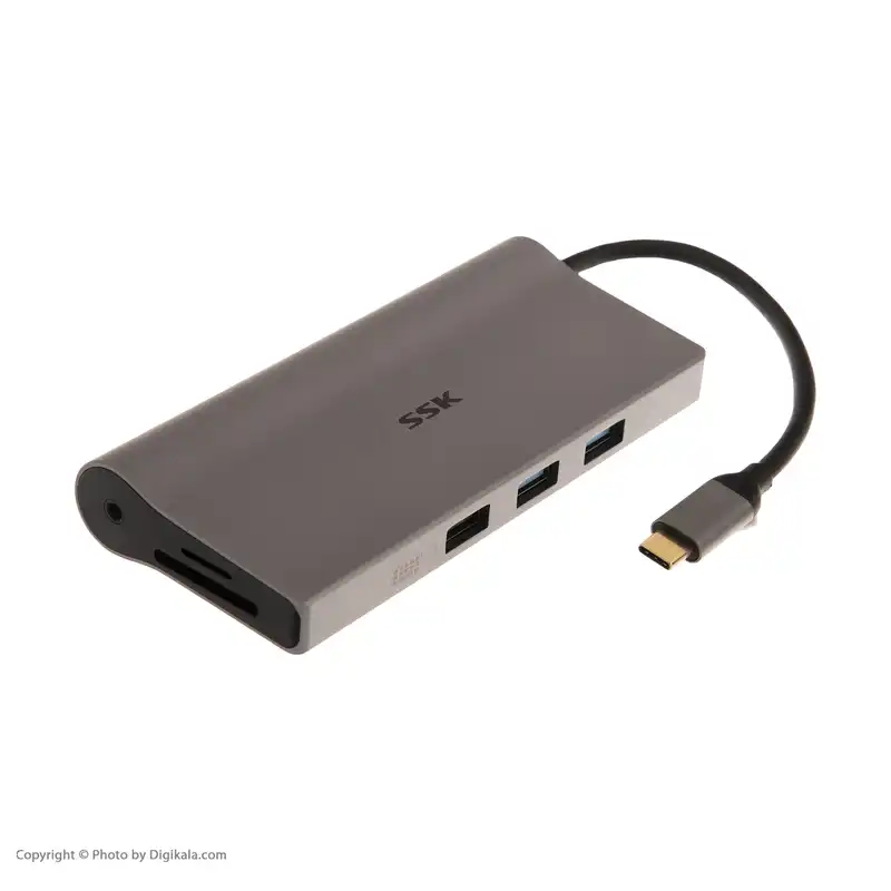 هاب 10 پورت USB-C اس اس کا مدل C570