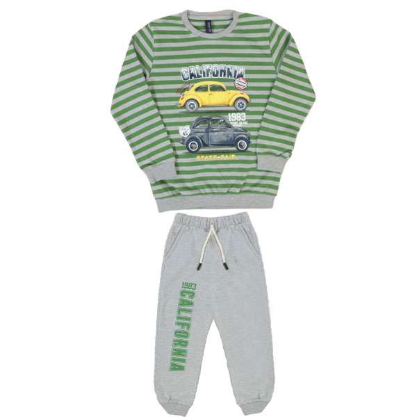 ست سویشرت و شلوار پسرانه مدل nb701