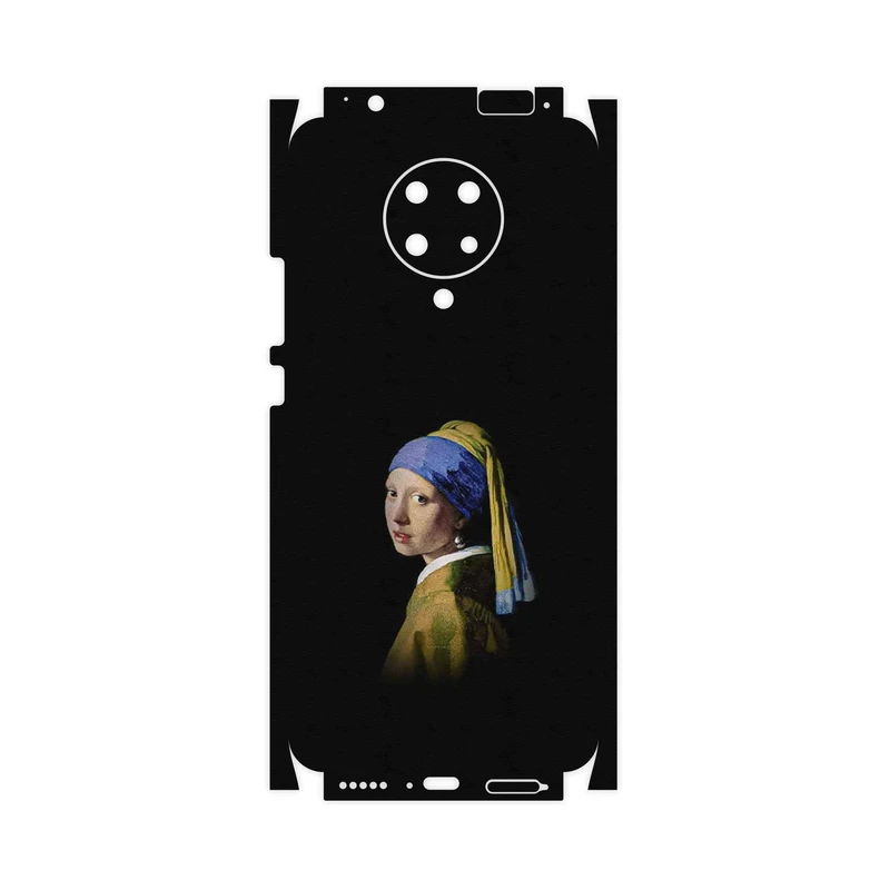 برچسب پوششی ماهوت مدل Girl with a Pearl Earring of Vermeer-FullSkin مناسب برای گوشی موبایل شیائومی Poco F2 Pro