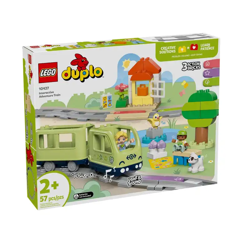 لگو 57 تکه سری Duplo مدل Interactive Adventure Train کد 10427