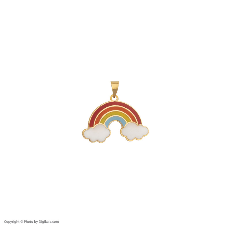 آویز گردنبند طلا 18 عیار دخترانه مدل 04