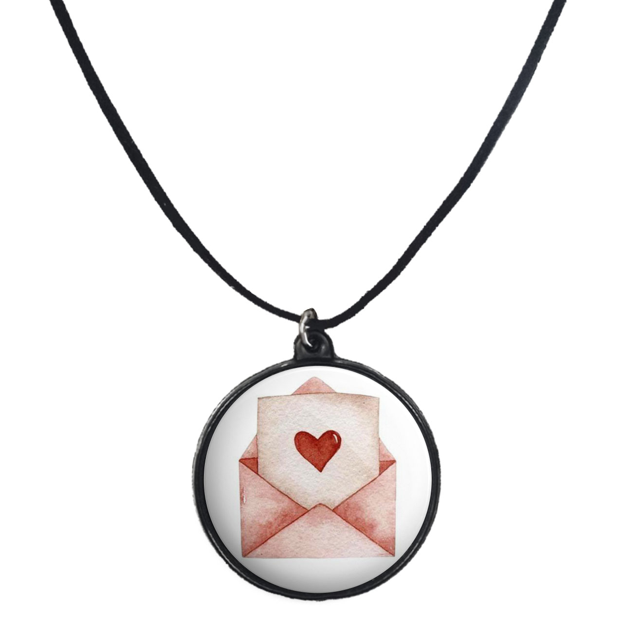 گردنبند پرمانه طرح عاشقانه کد pmb.8011 مدل دو طرفه