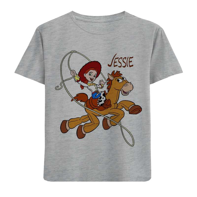 تی شرت آستین کوتاه دخترانه مدل دخترواسب F728