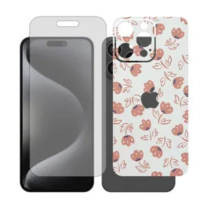 Glass Together model transparent Screen Protector Suitable for Apple iPhone 15 Pro Max Mobile Phone with Back cover sticker