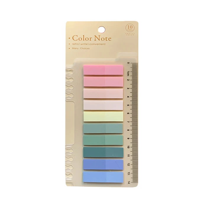 کاغذ یادداشت چسب دار طرح color note کد57888 بسته 10 عددی
