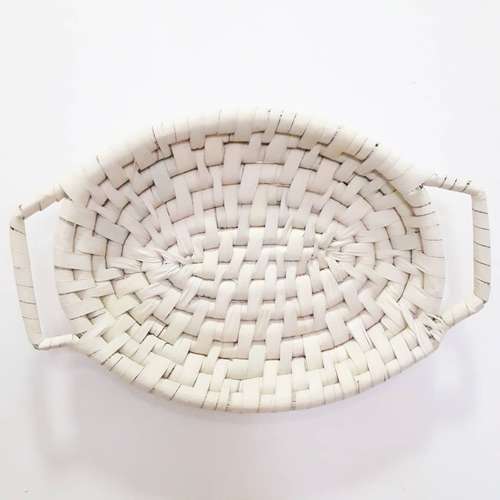 سبد حصیر بافی مدل بیضی کد n55