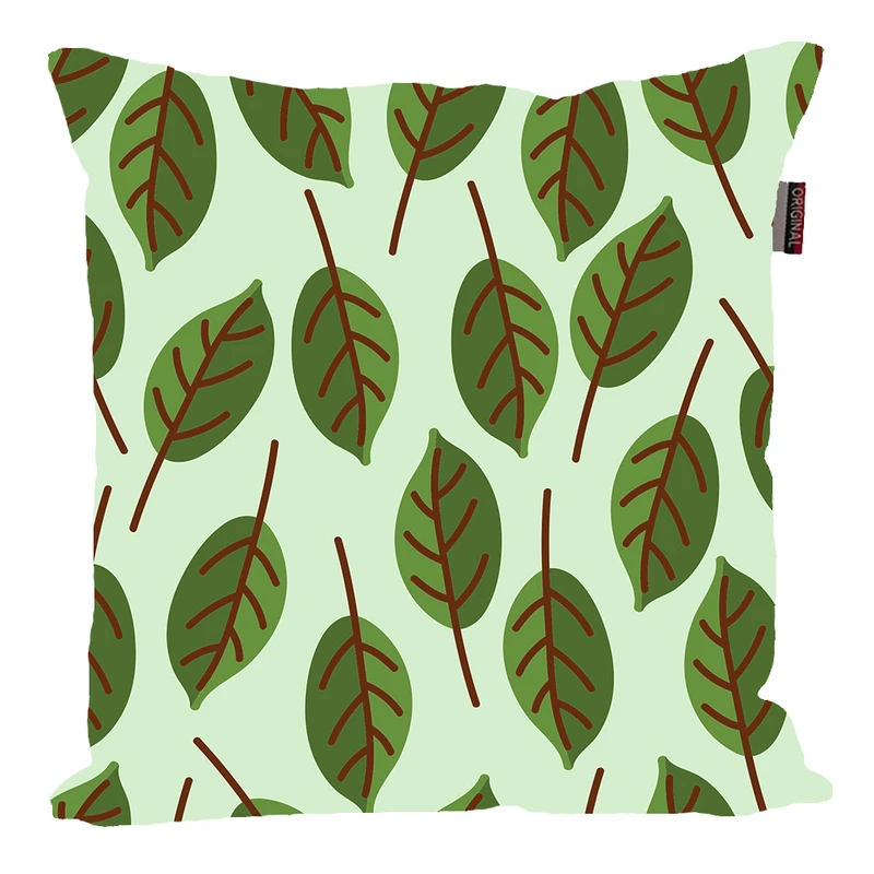 کوسن پاد آفرین مدل فانتزی طرح گل و برگ کد PK30619