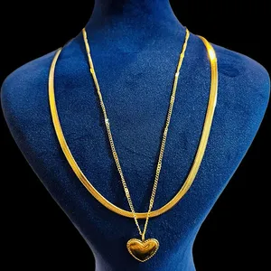 گردنبند زنانه مدل قلب کد 1190