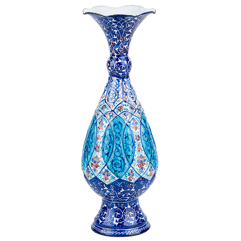 گلدان میناکاری مدل اسلیمی کد A20