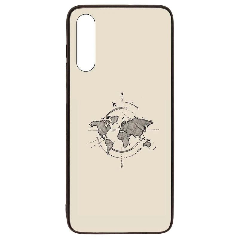 کاور قاب گارد گوشی طرح نقشه کد TPU-175 مناسب برای گوشی موبایل سامسونگ Galaxy A70 / A70s