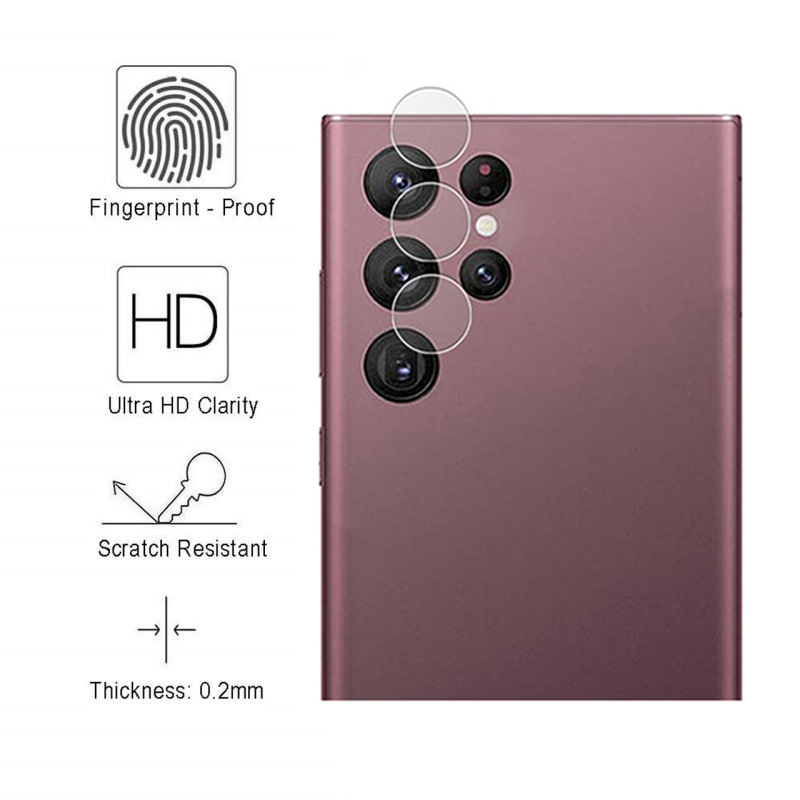 محافظ لنز دوربین اسپریگ مدل LNSP مناسب برای گوشی موبایل سامسونگ Galaxy S22 Ultra