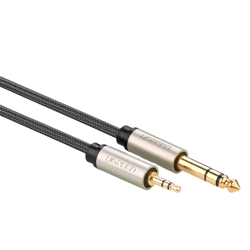 کابل تبدیل صدا 3.5mm به 6.35mm یوگرین مدل 10628 طول 2 متر