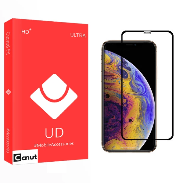 محافظ صفحه نمایش کوکونات مدل UD Glass مناسب برای گوشی موبایل اپل iPhone X