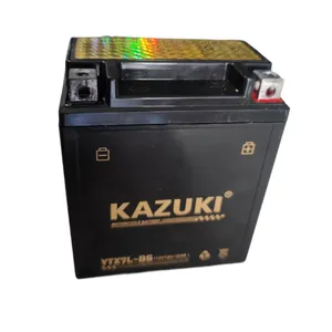 باتری موتورسیکلت کازوکی مدل 12 ولت 7 آمپر بلند - 12v7bl