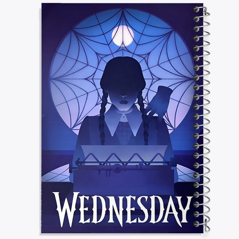 دفتر مشق 100 برگ خندالو طرح ونزدی (Wednesday) کد N2711