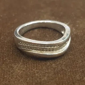 انگشتر نقره زنانه مدل حلقه کد P850