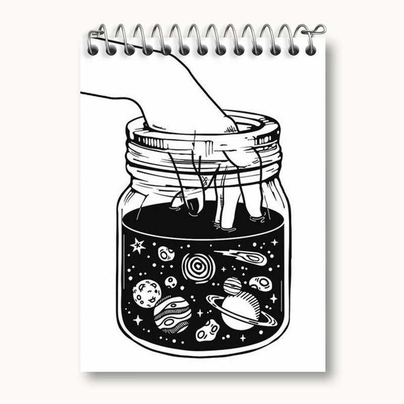 دفتر یادداشت 50 برگ خندالو مدل فضایی کد 1940