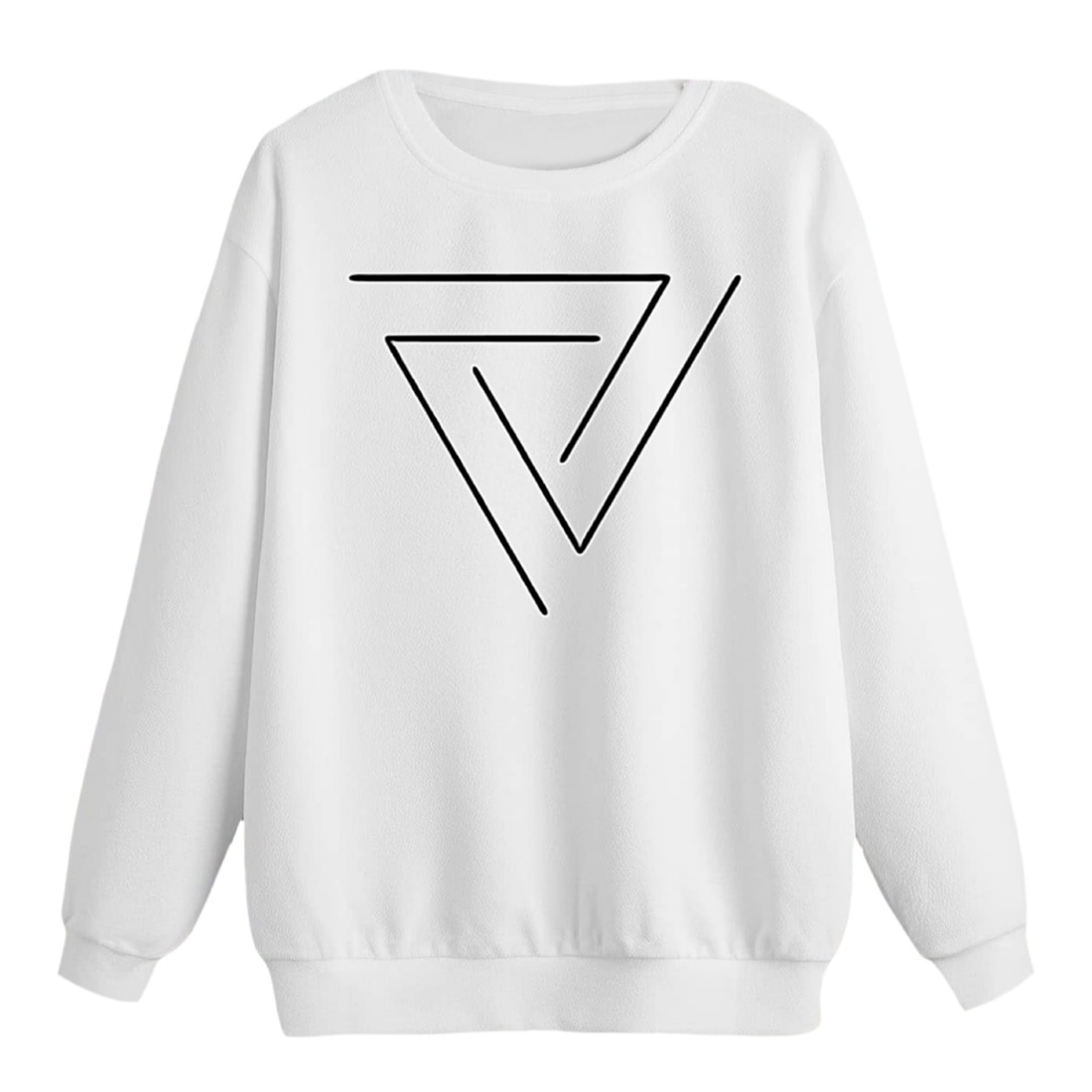 سویشرت زنانه مدل Triangle کد p1