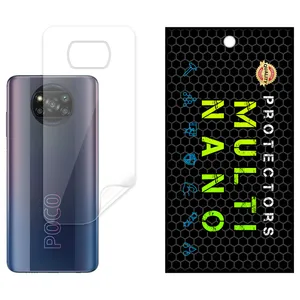 Multi Nano X-F1T Model Nano Hydrogel Clear Back Protector Suitable For Xiaomi Poco X3 Pro Mobile Phone