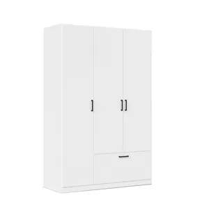 کمد لباس فلفور کابینت مدل MDF-WH-L135cm