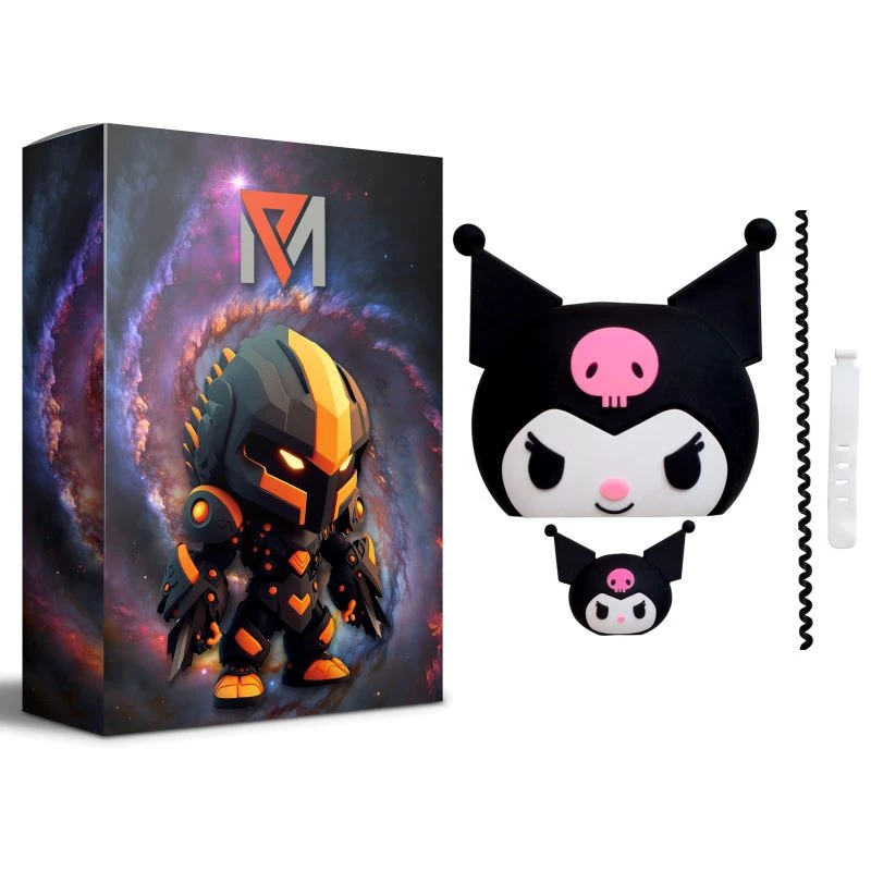 محافظ شارژر دیواری ام پی مدل ملکه به همراه محافظ کابل مجموعه 4 عددی