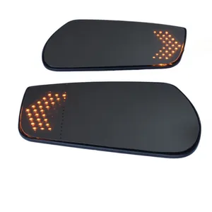 شیشه آینه جانبی راست و چپ خودرو مدل راهنما دار مناسب برای پژو پارس جدید بسته 2 عددی